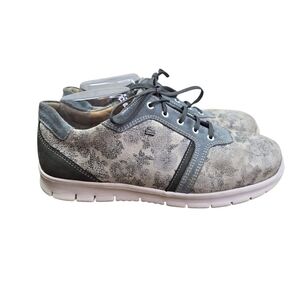 Finn Comfort Floral Suede Sneakers Trainers